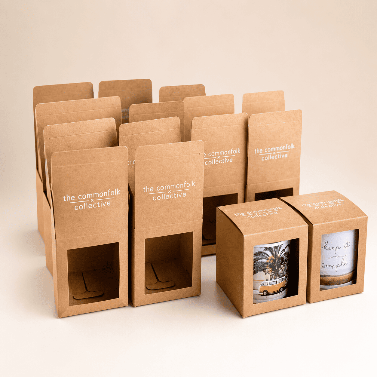 Custom candle boxes with die-cut window for Australian candle brands and retail packaging