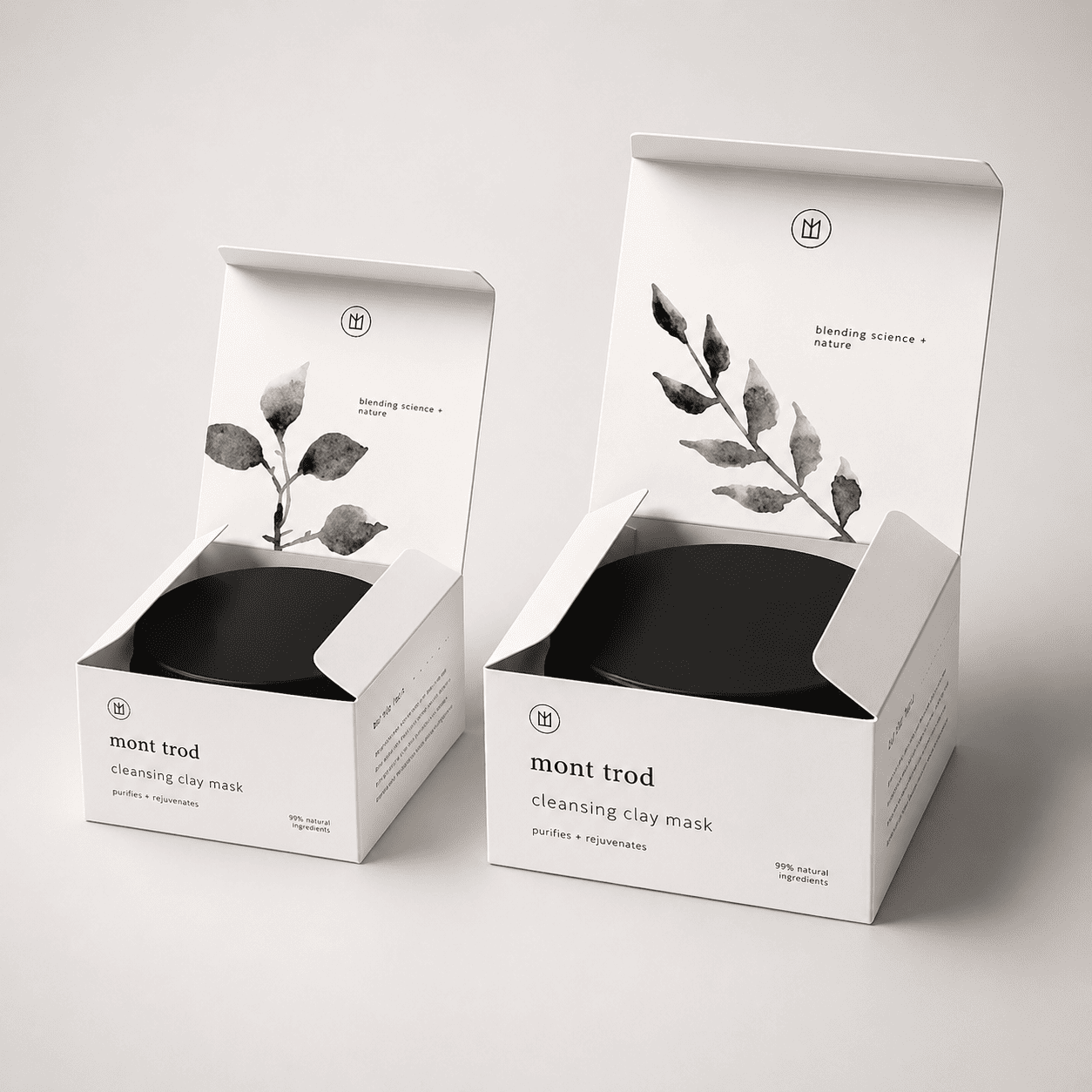 Personalised moisturiser boxes with premium finish for a Sydney skincare brand