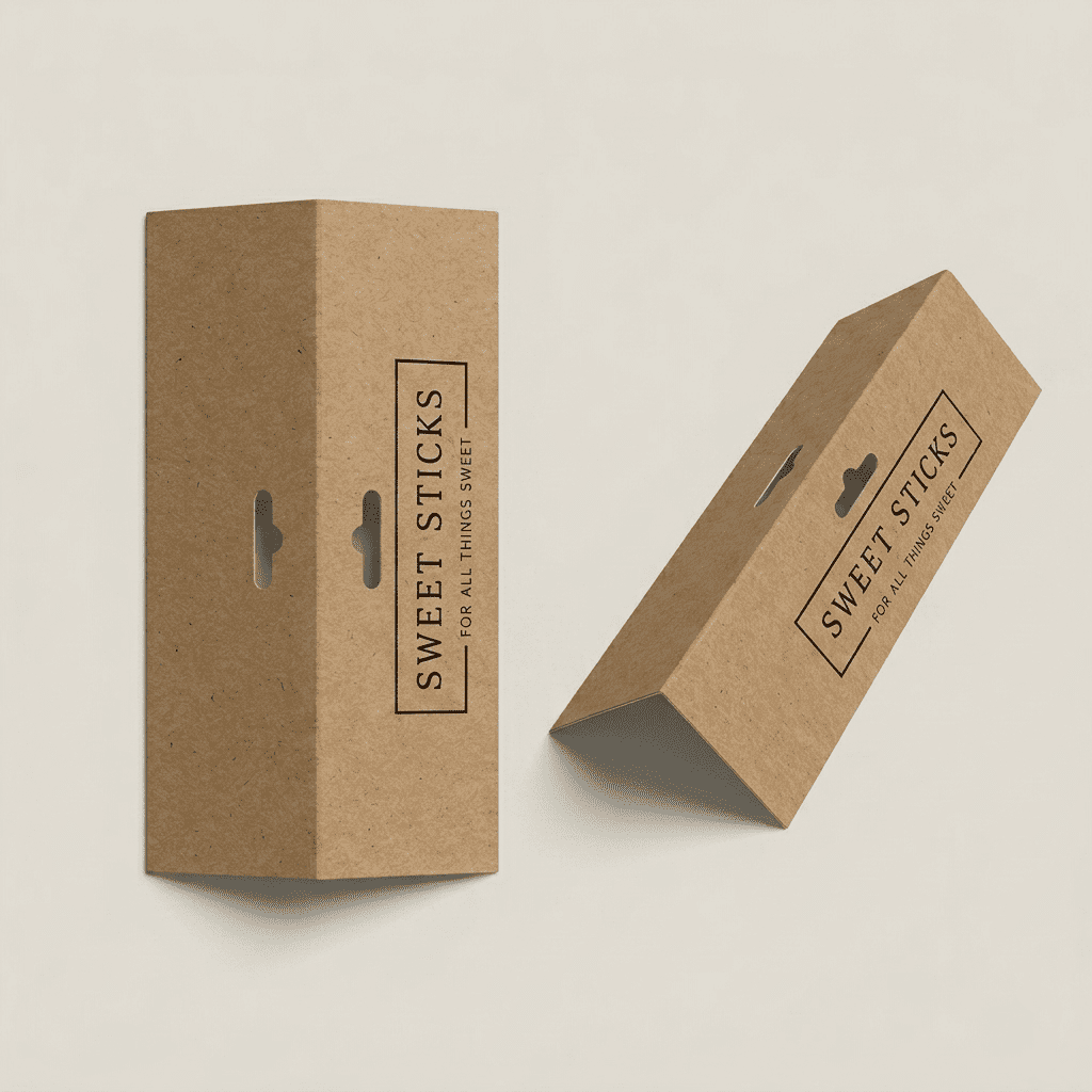 Kraft header cards for environmentally conscious brands