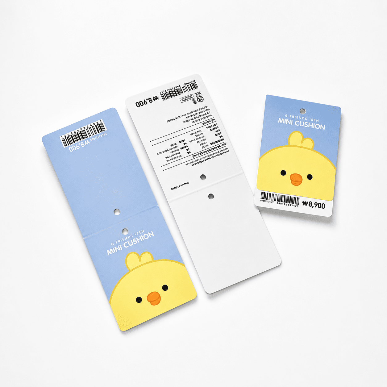 Personalised header cards with custom branding for Australian retail displays