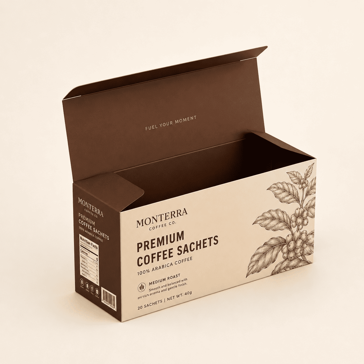 Bespoke rectangular packaging with premium finish for Melbourne businesses
